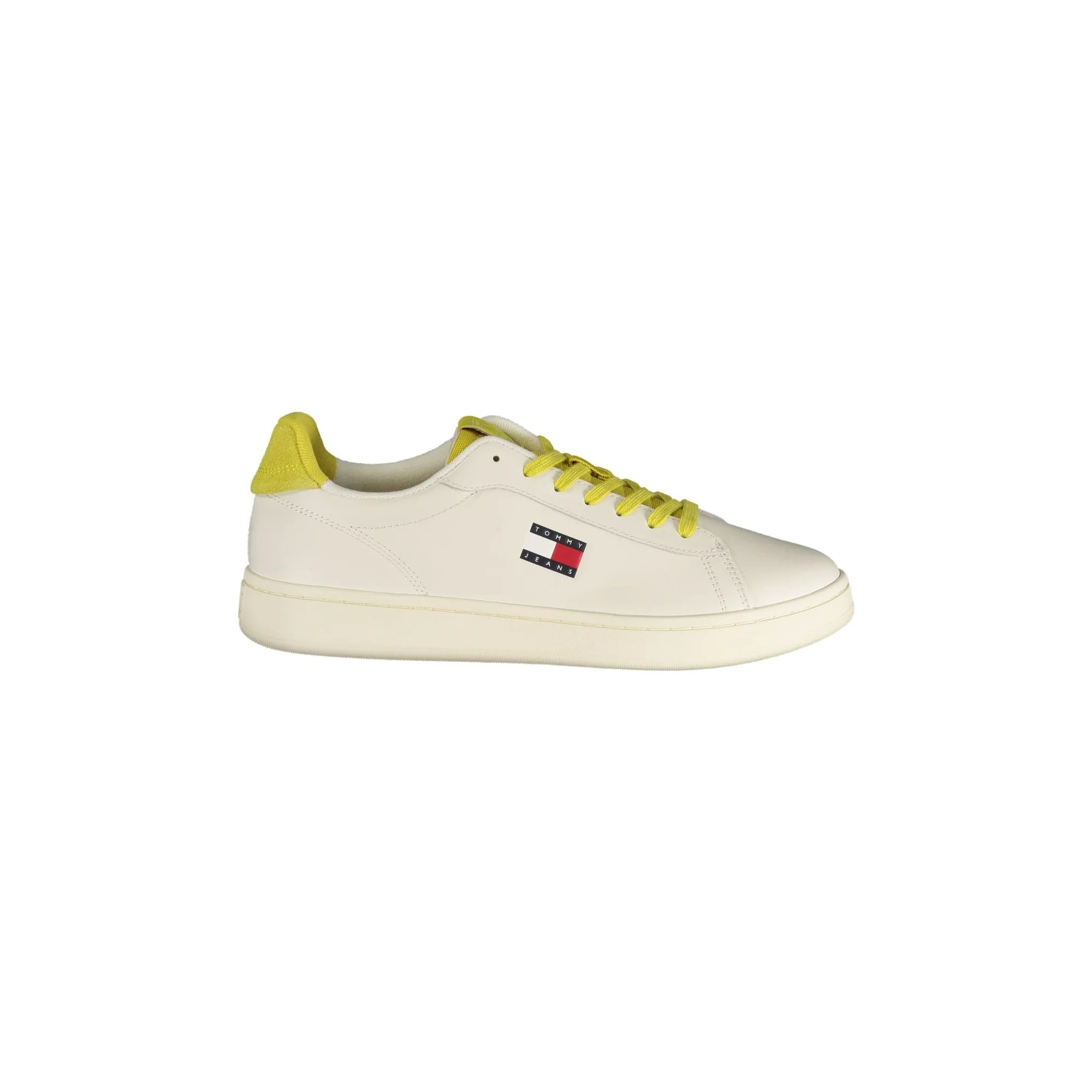 Tommy Hilfiger Sneakers Uomo Bianche Stampa Logo Bianco - foto prodotto
